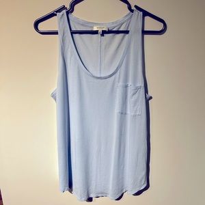Babaton Cotton/Modal Tank Top, Size M, light baby blue